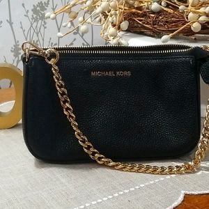Michael Kors black clutch
